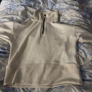 Danskin Cream Zip-Up Top